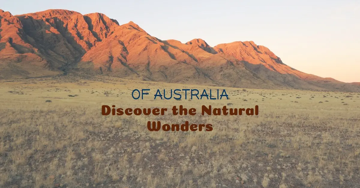 Natural Wonders in Australia